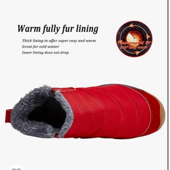 Women Snow Boots Warm Ankle Booties Anti-Slip Waterproof - Picture 2 of 12